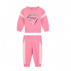 GUESS σετ βρεφικό μπλούζα με φορμα A5YG03KA6R4-G6N3 φούξια